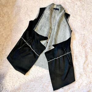 Faux Shearling Quiet Luxury Goblin REN Faire Cosplay Mystical Whimsy Goth Vest